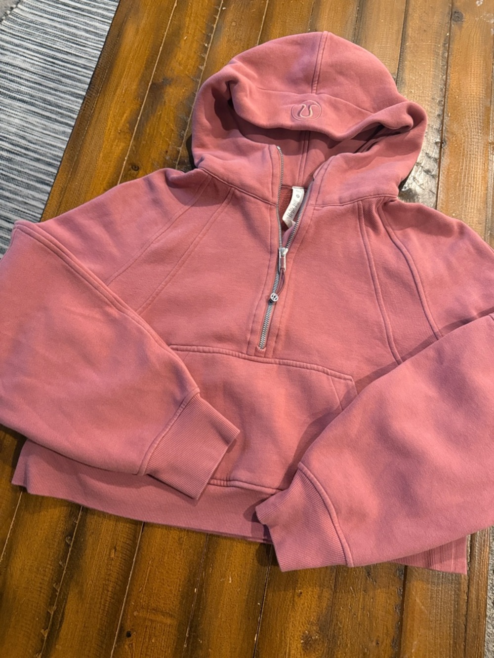 lululemon athletica Dusty Rose Half-Zip Hoodie